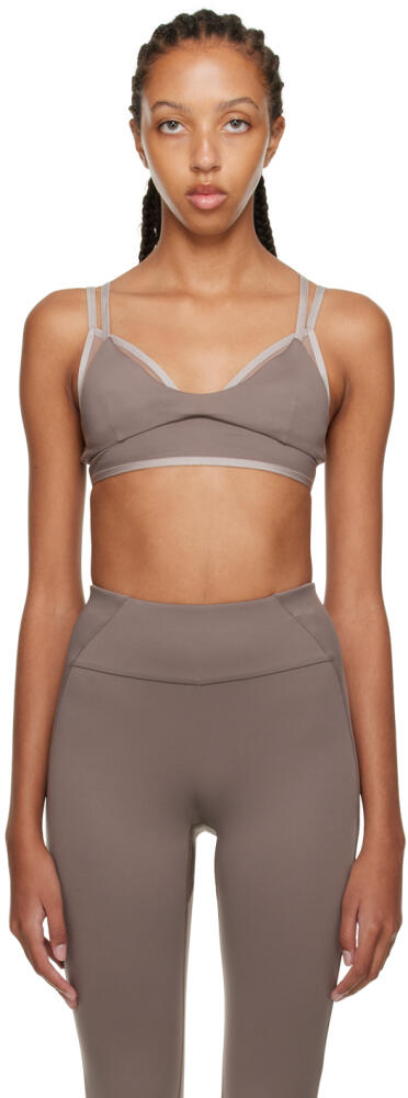 VAARA Gray Double Layer Sport Bra Cover