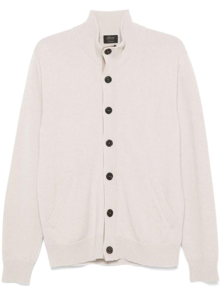 Brioni cashmere cardigan - Neutrals Cover