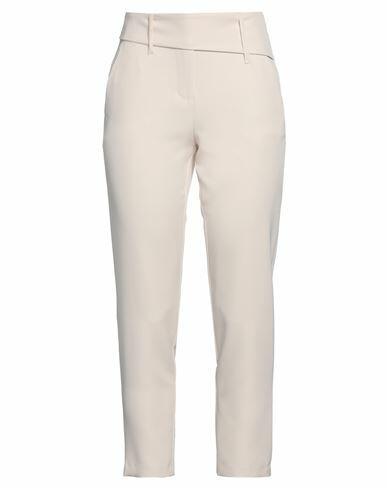 Twenty Easy By Kaos Woman Pants Cream Polyester, Elastane Cover