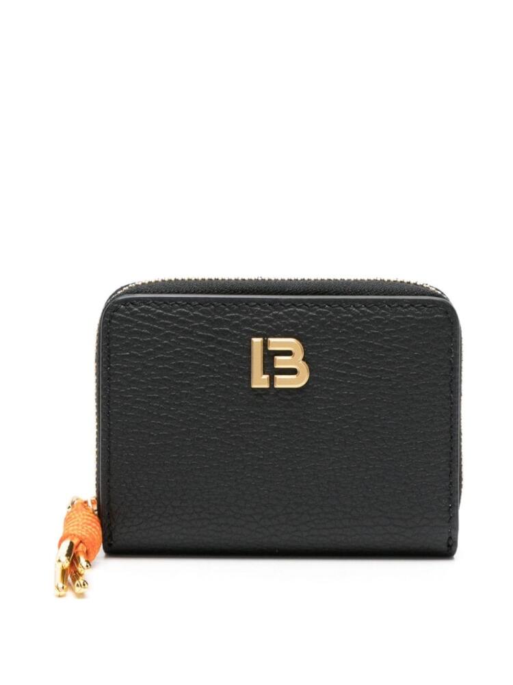 Bimba y Lola logo-plaque bi-fold wallet - Black Cover