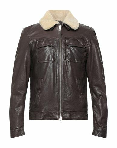 Masterpelle Man Jacket Dark brown Soft Leather Cover