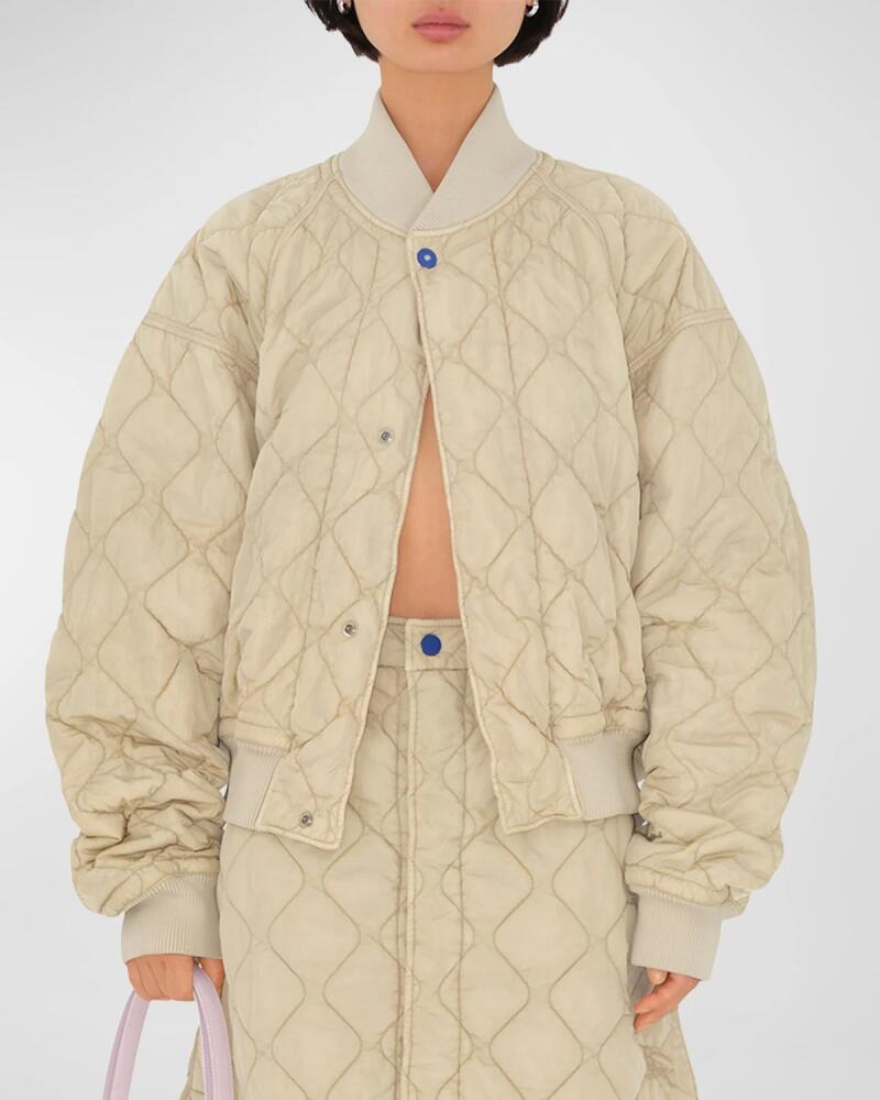 Burberry Quilted Bomber Jacket Cover