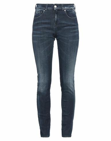 Replay Woman Jeans Blue Cotton, Polyester, Elastane Cover