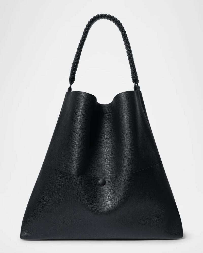 Callista Slim Grained Leather Tote Bag Cover