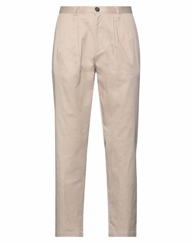 Imperial Man Pants Light brown Cotton, Elastane Cover