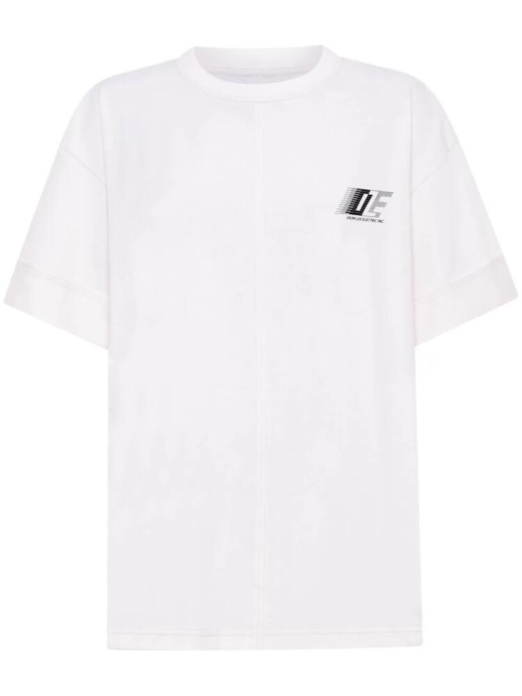 Dion Lee logo-print cotton T-shirt - White Cover