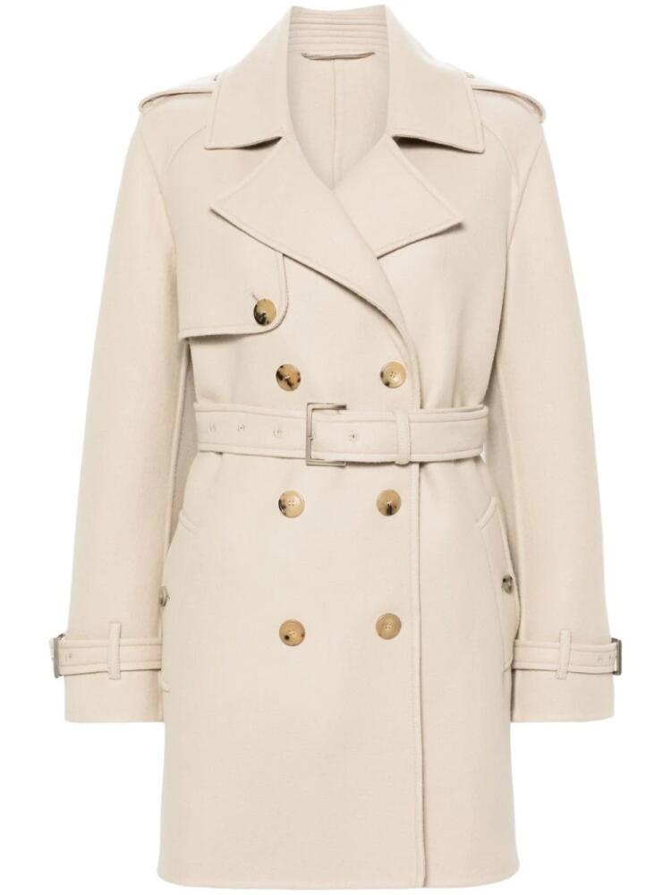 Ermanno Scervino wool double-breasted coat - Neutrals Cover