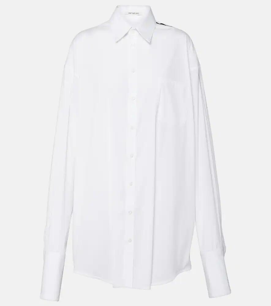 Peter Do Oversized cotton-blend shirt Cover