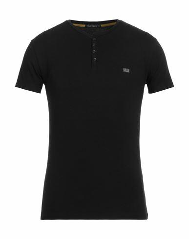 Yes Zee By Essenza Man T-shirt Black Cotton, Elastane Cover