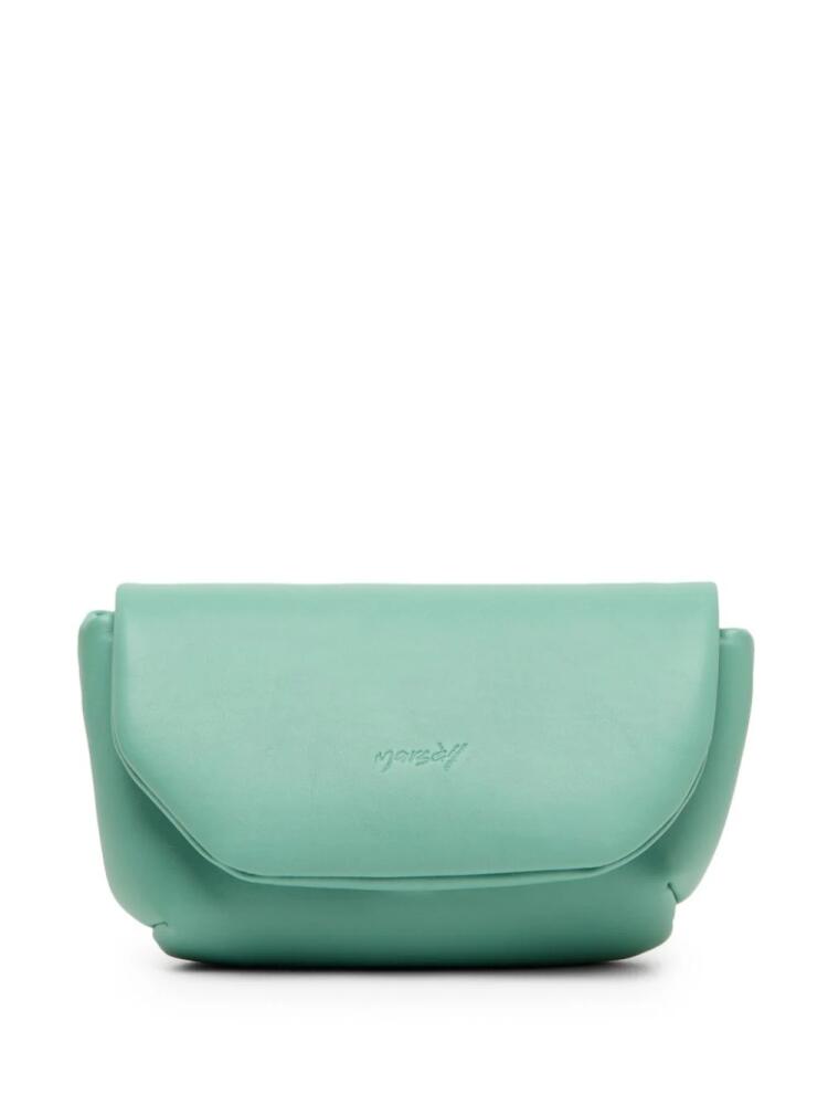 Marsèll Anonima leather clutch bag - Green Cover