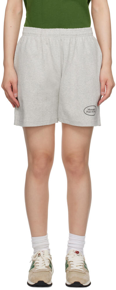 Museum of Peace & Quiet Gray Printed Shorts Cover