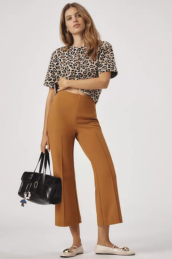 The Margot Kick-Flare Cropped Pants by Maeve: Textured Edition Cover