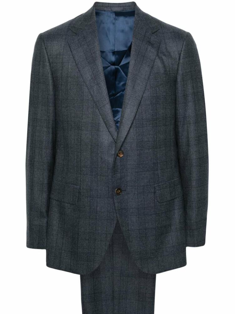 Caruso Norma single-breasted suit - Blue Cover