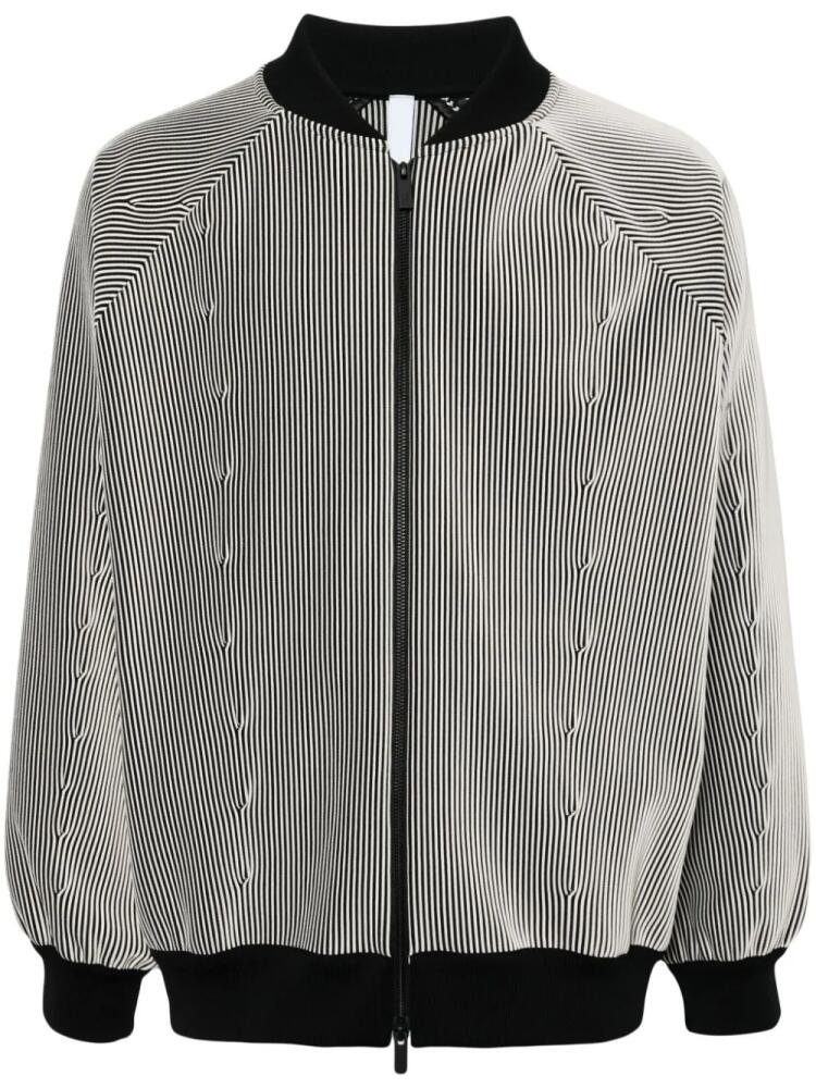 CFCL striped bomber jacket - Neutrals Cover