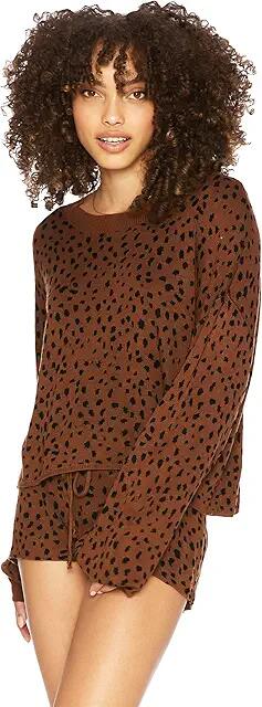 Beach Riot Ava Sweater (Brown Spot) Women's Clothing Cover