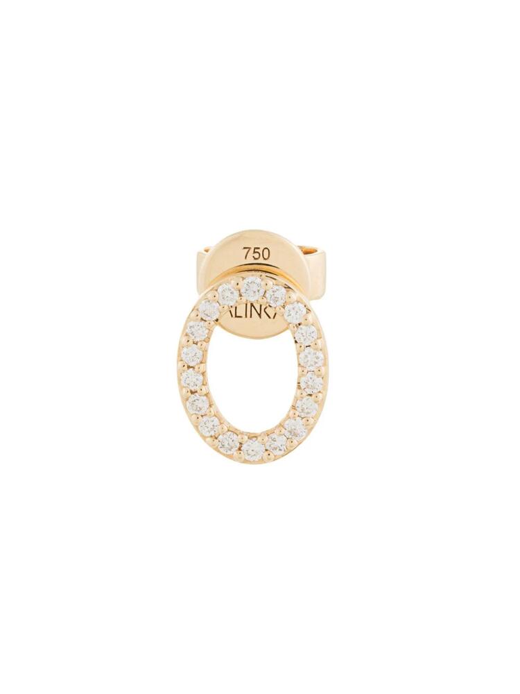 ALINKA 18kt yellow gold CLOUD diamond stud Cover