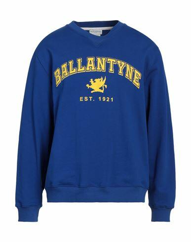 Ballantyne Man Sweatshirt Bright blue Cotton Cover