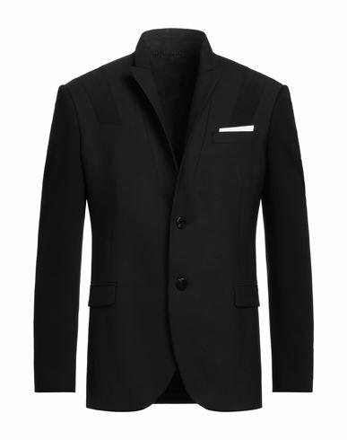 Neil Barrett Man Blazer Black Polyester, Virgin Wool, Elastane, Viscose, Polyamide Cover