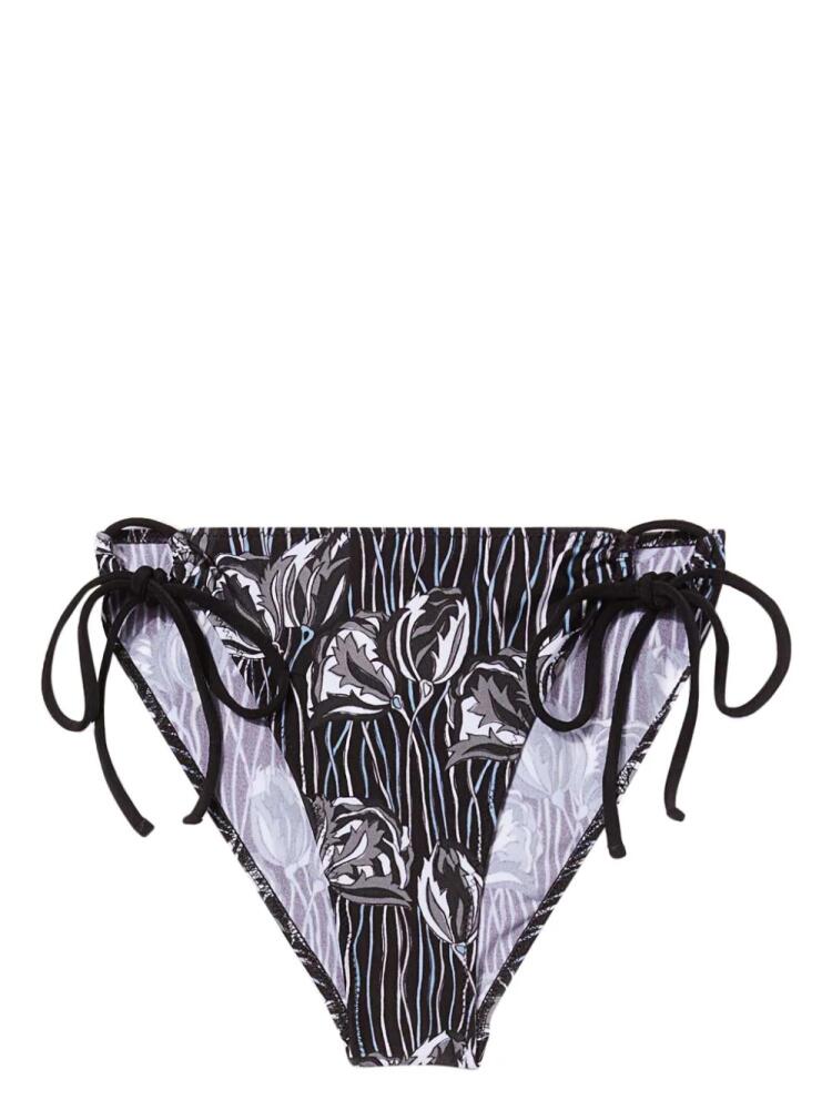 PUCCI floral print tied bikini bottom - Black Cover