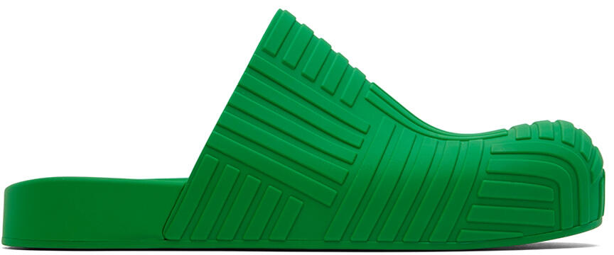 Bottega Veneta Green Slider Sandal Cover