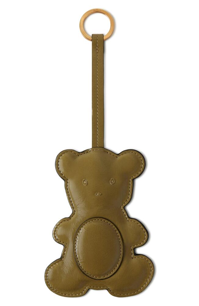 Mulberry x Rejina Pyo Leather Teddy Bear Charm in Autumn Leaves Cover