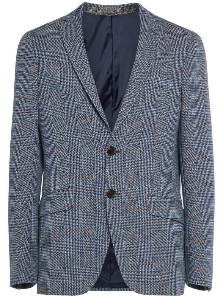 ETRO Cotton Blend Single Breast Blazer Cover