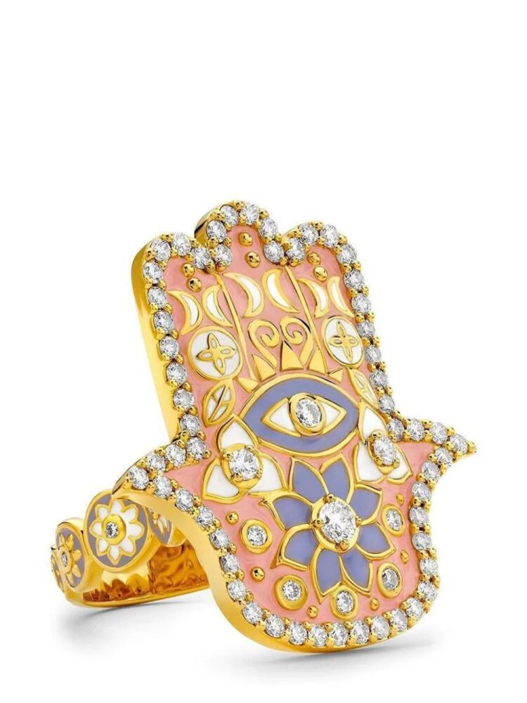 BUDDHA MAMA 20kt yellow gold Hamsa ring Cover