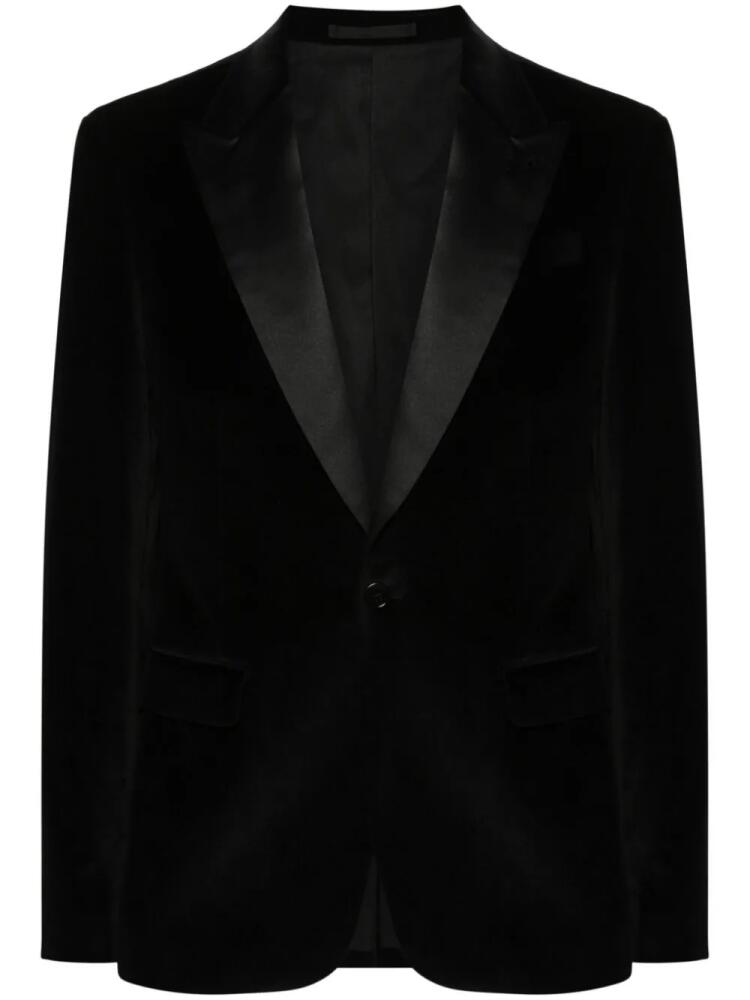 AllSaints Lyra flocked blazer - Black Cover