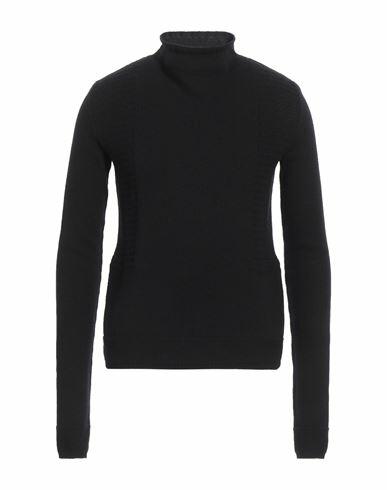 Rick Owens Man Turtleneck Black Cashmere, Wool Cover