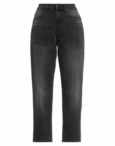 Don The Fuller Woman Jeans Black Cotton, Elastane Cover