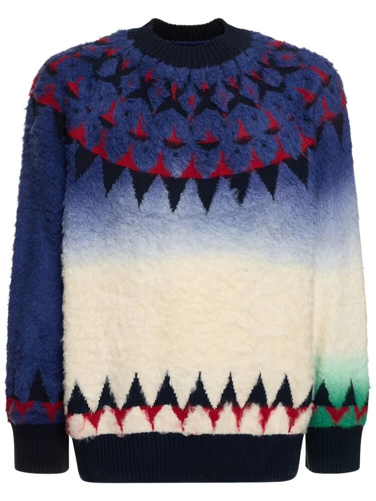 SACAI Jacquard Knit Sweater Cover