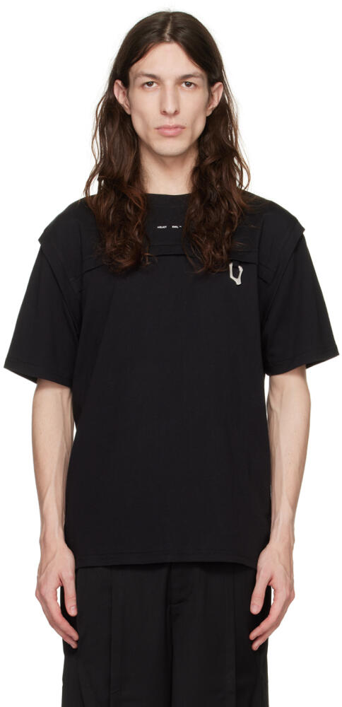 HELIOT EMIL Black Muster T-Shirt Cover