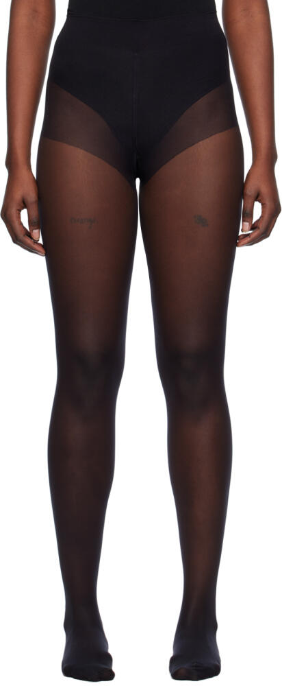 Wolford Black Pure 10 Tights Cover