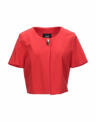 Cavalli Class Woman Blazer Red Viscose, Polyamide, Elastane Cover