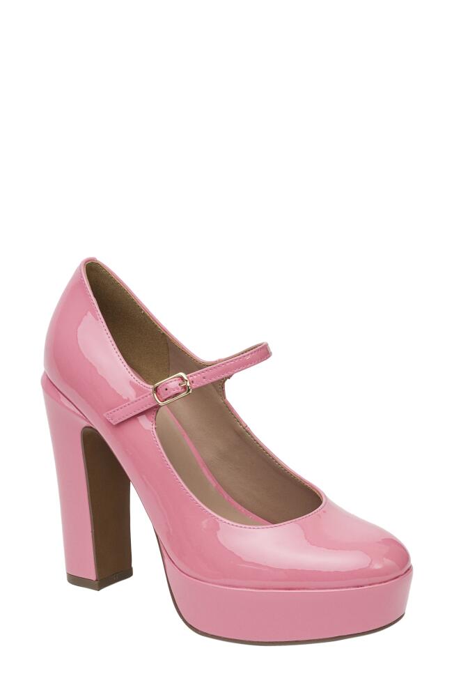 Linea Paolo Isadora Mary Jane Platform Pump in Pink Cover