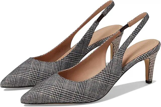 Cole Haan Vandam Sling Back Pump 65 mm (Multi Plaid Textile) Women's Shoes Cover