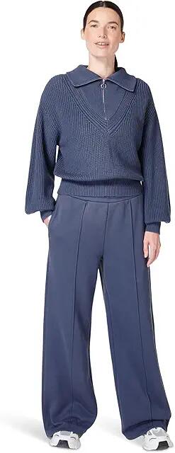 Sweaty Betty Modern Collared Sweater (Endless Blue) Women's Clothing Cover