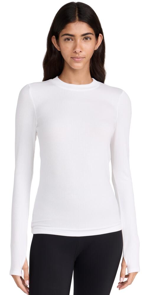 Splits59 Louise Rib Long Sleeve Tee White Cover