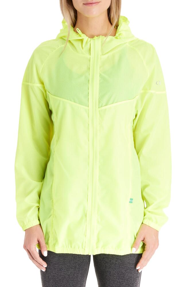 Modern Eternity 3-in-1 Waterproof Maternity Windbreaker in Safety Yellow Cover