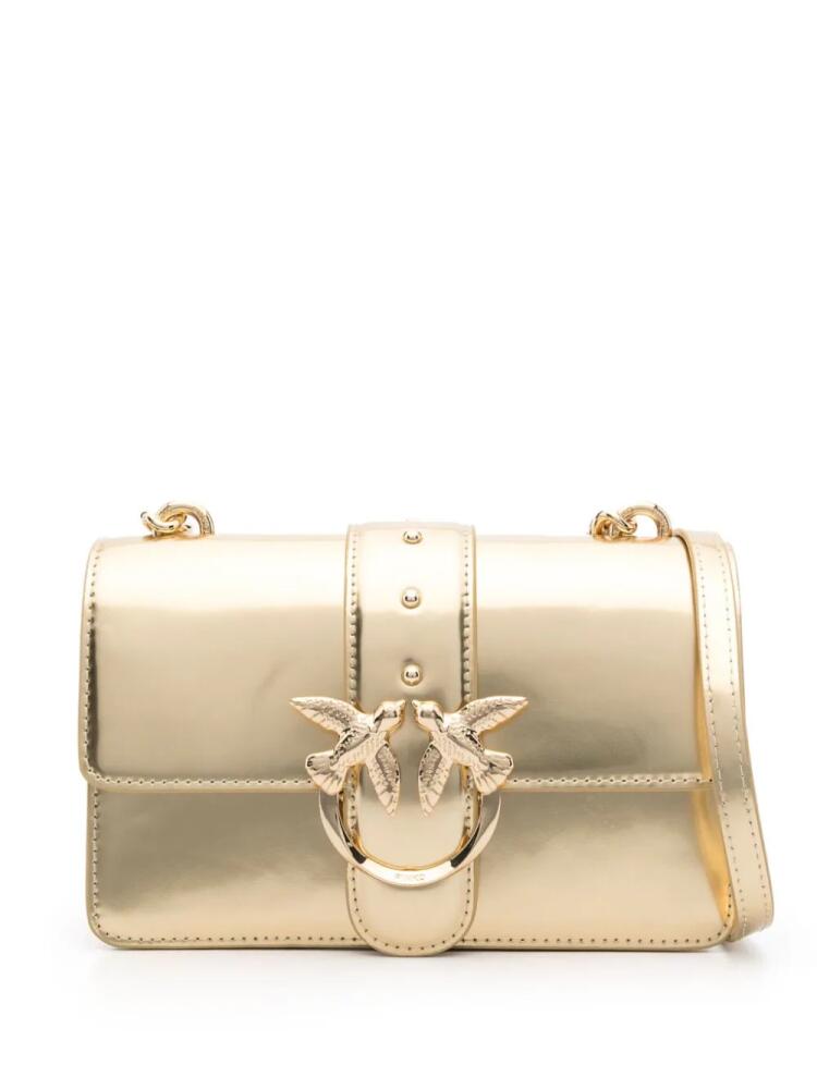 PINKO Love metallic crossbody bag - Gold Cover