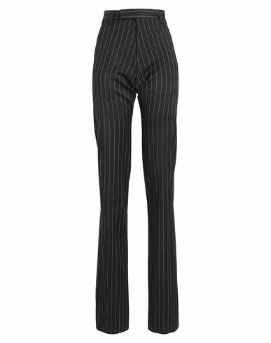 Martine Rose Woman Pants Black Wool, Polyester Cover