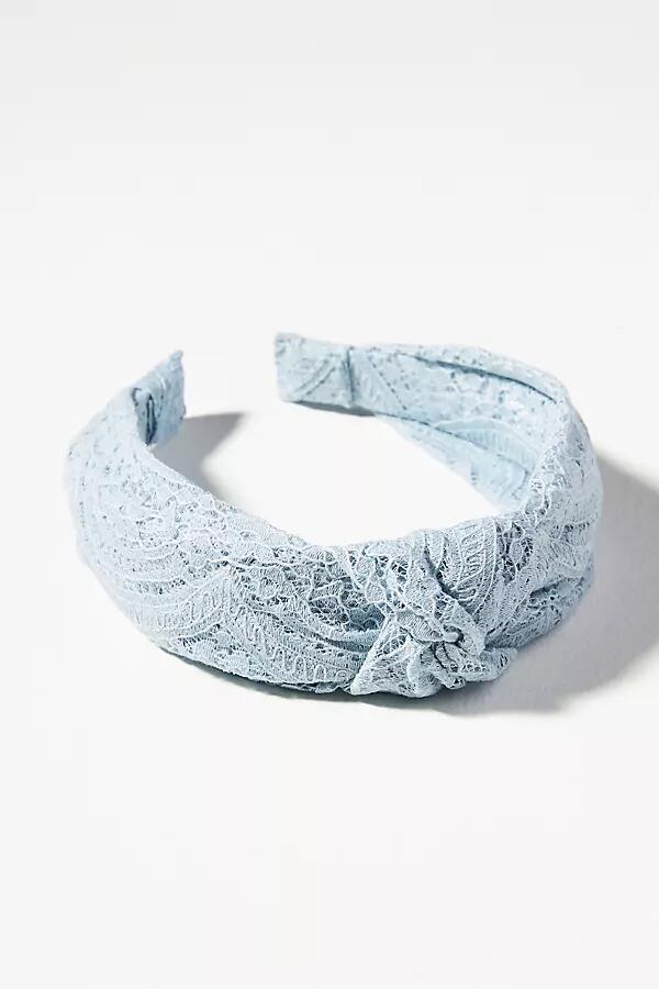 By Anthropologie Everly Lace Knot Headband Cover