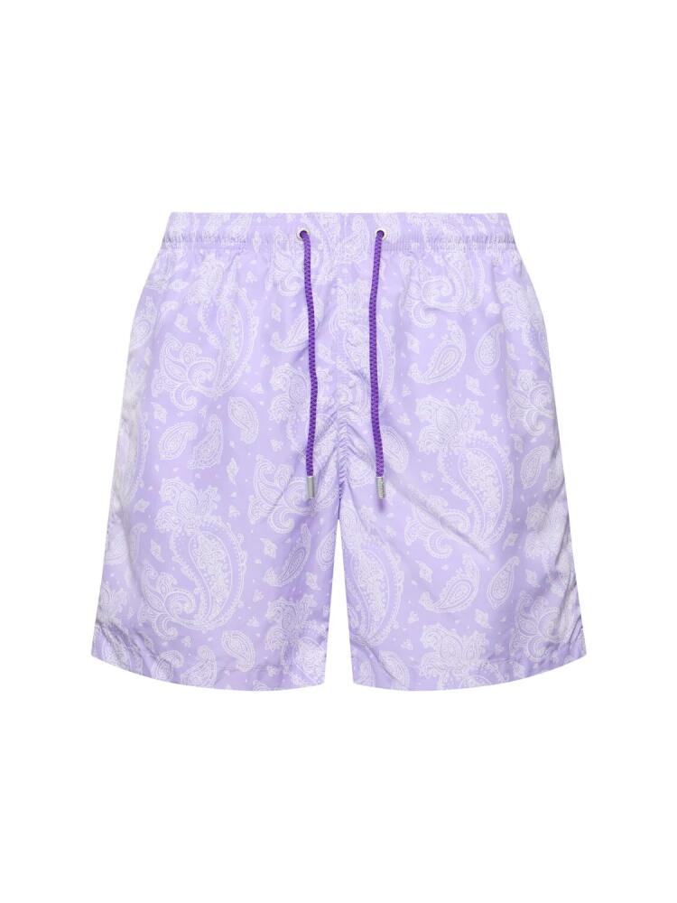 MC2 SAINT BARTH Paisley Print Ultralight Swim Shorts Cover