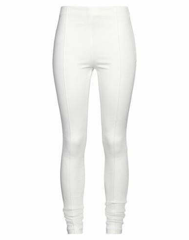 Cristinaeffe Woman Leggings White Viscose, Polyamide, Elastane Cover