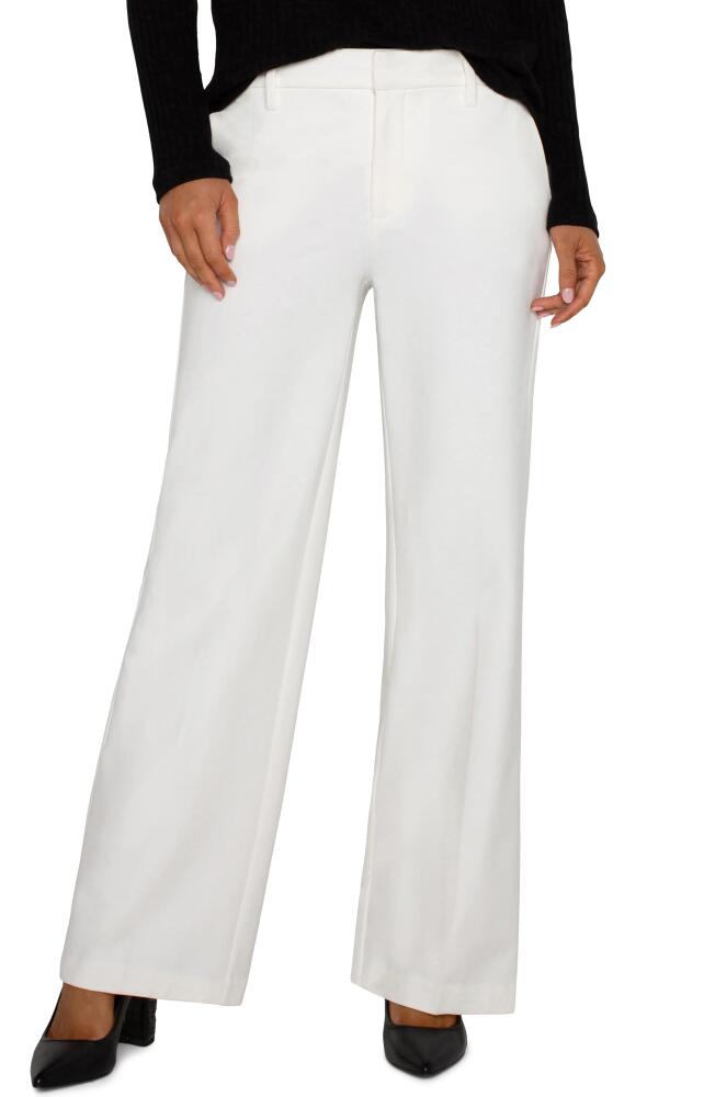 Liverpool Los Angeles Kelsey Wide Leg Knit Trousers in Vintage White Cover