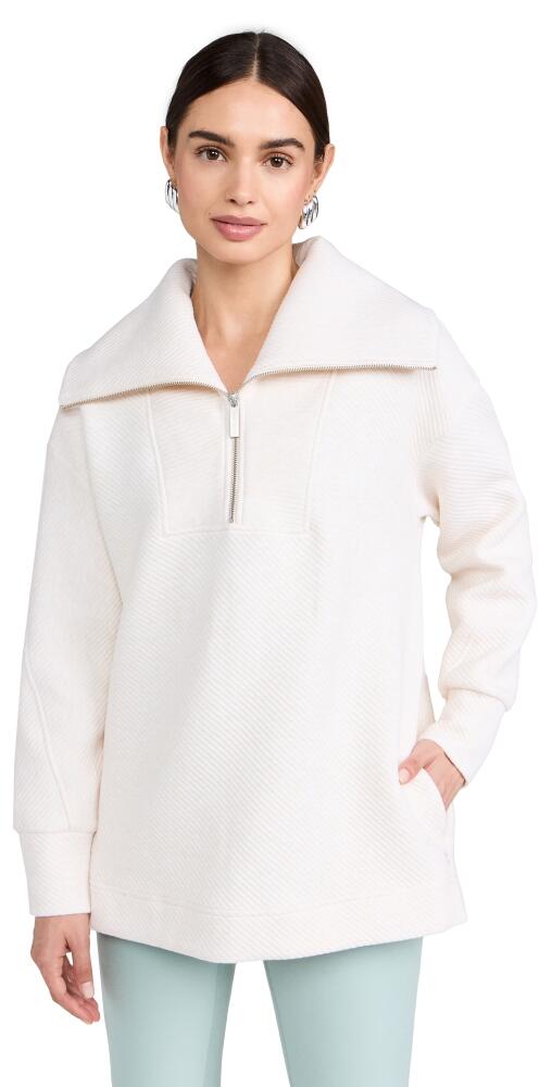 Sweaty Betty Reminisce Half Zip Sweatshirt Oatmeal Mar Cover