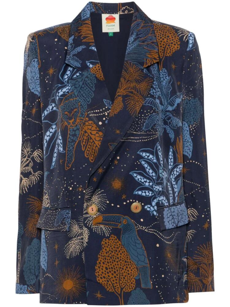 FARM Rio Night Jungle blazer - Blue Cover