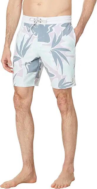 O'Neill O'Riginals Print Cruzer 18 Boardshorts (Seafoam) Men's Swimwear Cover