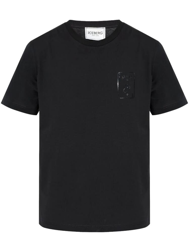 Iceberg embroidered-logo t-shirt - Black Cover