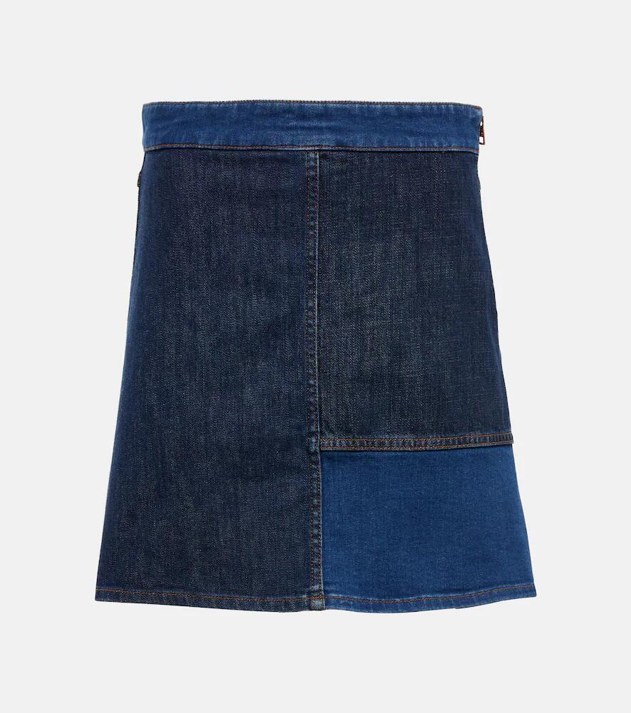 See By Chloé Patchwork denim miniskirt Cover